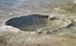Crater de impacto meteorítico, Barringer (Arizona)
