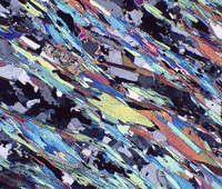 Esqustosidad al microscopio petrográfico