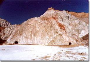 Cardona: Montaña de sal, un diapiro salino.