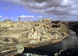 Meandro del río Tajo a su paso por Toledo