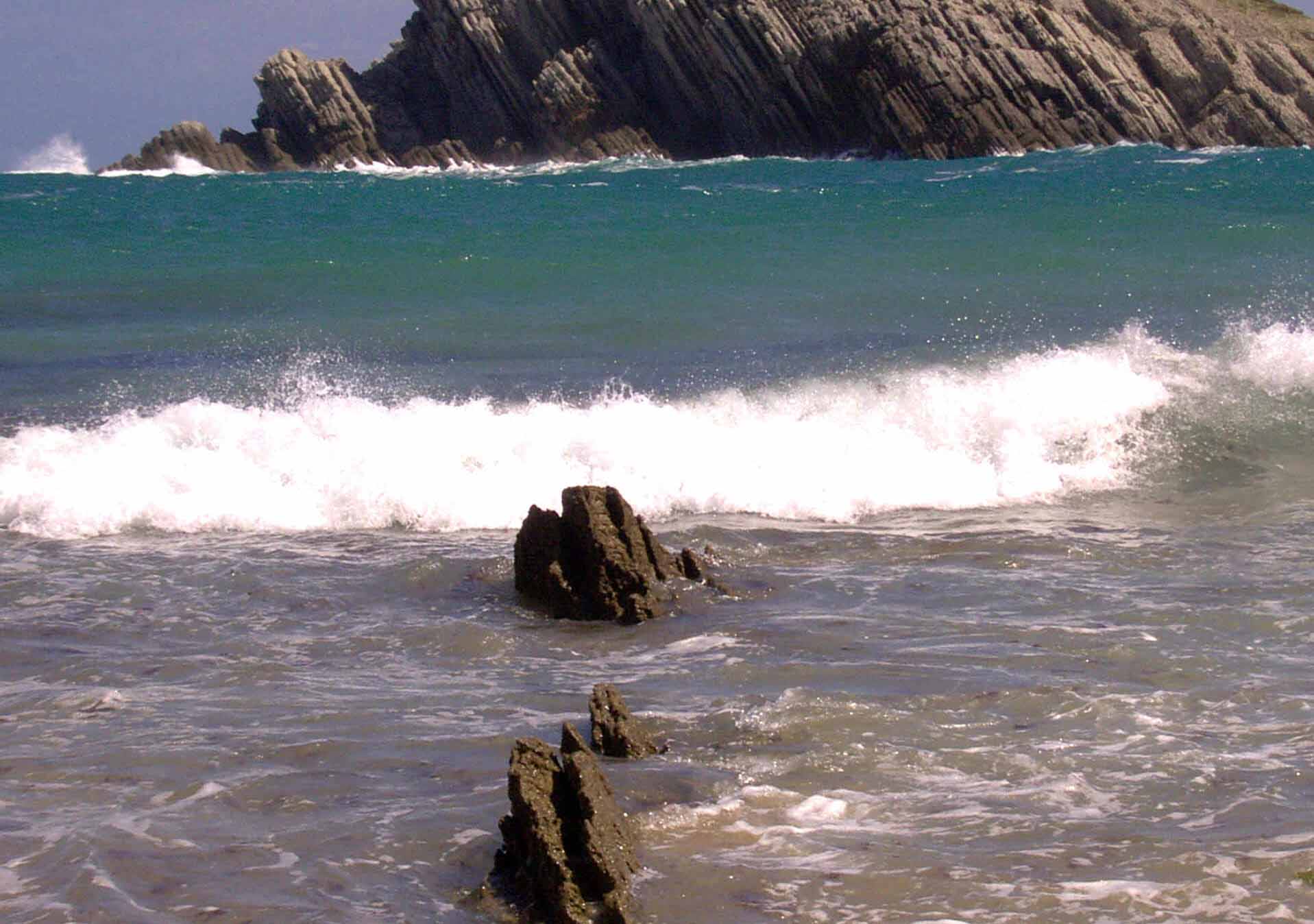 Los océanos forman parte de la Hidrosfera. Imagen: De Mier y Leva.