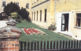 "Los jardines donde trabajó Mendel (Tomado de http://genmic41.uab.es/genetica/Curso/Lagenetica.htm)"